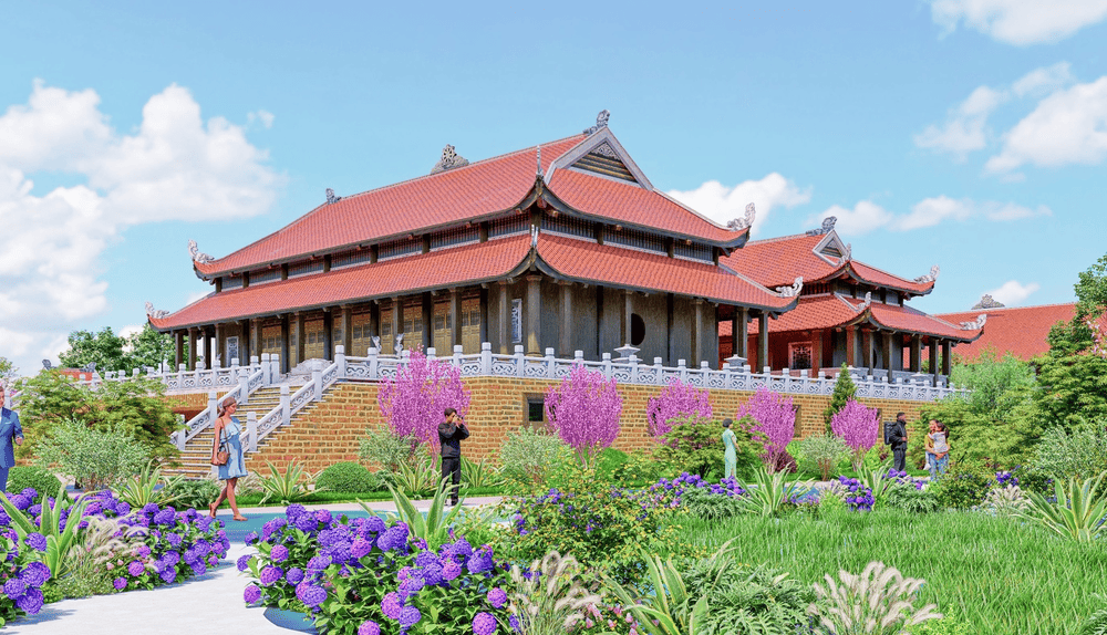 Chùa Ninh Tảo ngày nay được trùng tu, khôi phục lại trở nên khang trang, bề thế. (Nguồn: Chùa Ninh Tảo)